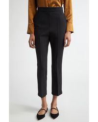 Max Mara - Nepeta Stretch Virgin Wool Flare Leg Ankle Trousers - Lyst