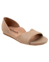 Softwalk - Cypress Open Toe Flat - Lyst