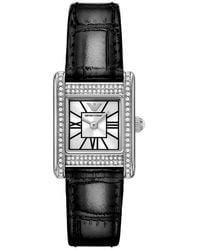 Emporio Armani - Genni Watch Ar11660 Leather - Lyst