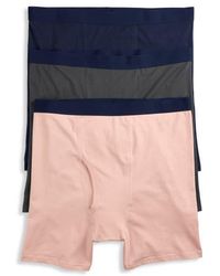 Harbor Bay by DXL - Big & Tall 3-Pk Active Stretch 4 Inch Boxer Briefs V3 - Lyst