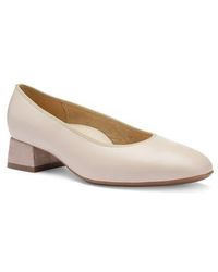 Ara - Gypsum Block Heel Pump - Lyst