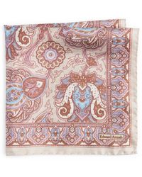 Edward Armah - Persian Print Silk Pocket Square - Lyst