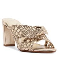 Alexandre Birman - Belinda Woven Block Heel Sandal - Lyst