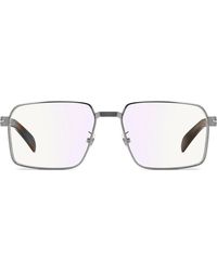 David Beckham - 57Mm Rectangular Optical Glasses - Lyst