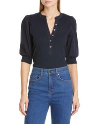Veronica Beard - Coralee Front Button Blouse - Lyst