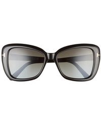 Tom Ford - Maeve 55Mm Gradient Butterfly Sunglasses - Lyst