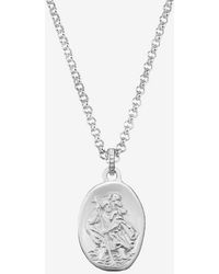 Dower & Hall - St. Christopher Talisman Necklace - Lyst