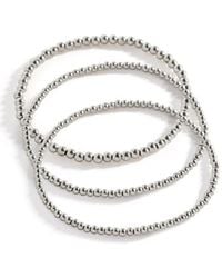 Mint & Lily - 433 Beaded Bracelet Stacking Set - Lyst