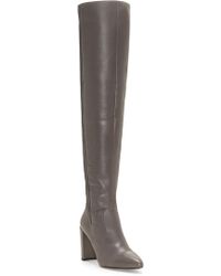 kervana croc embossed knee high boot