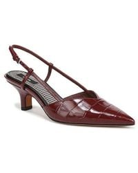 Vince - Levvy Slingback Pointed Toe Kitten Heel Pump - Lyst