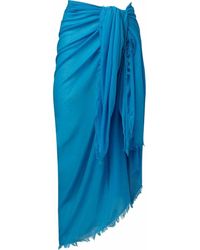 WeWoreWhat - Raw Edge Maxi Sarong - Lyst
