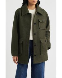 Bernardo - Bouclé Shirt Jacket - Lyst