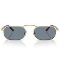 Persol - 57Mm Polarized Rectangular Sunglasses - Lyst