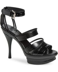 Jeffrey Campbell - Tantalize Ankle Strap Platform Sandal - Lyst