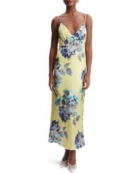 Bardot - Wintour Floral Print Satin Dress - Lyst