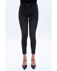 Bayeas - High Waist Ankle Straight Leg Jeans - Lyst