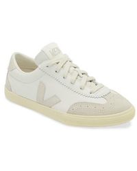 Veja - Leather Brogue Detail Sneakers - Lyst