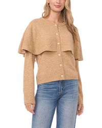 Vince Camuto - Cape Detail Cardigan - Lyst