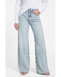 Guess - Bellflower High Waist Wide Leg Jeans - Lyst