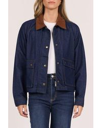 DEAR JOHN - Weston Barn Jacket With Contrast Collar - Lyst