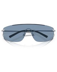 Oliver Peoples - Roger Federer 138mm Rimless Shield Sunglasses - Lyst