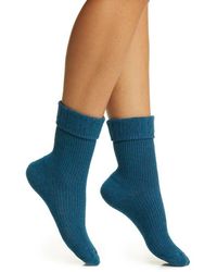 Oroblu - Hilda Wool & Cashmere Blend Crew Socks - Lyst