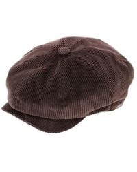 Wigéns - Brisbane Moss Corduroy Retro Newsboy Cap - Lyst