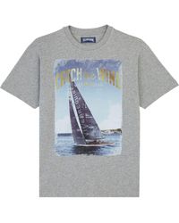 Vilebrequin - Cotton T-shirt Blue Sailing Boat - Lyst