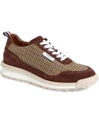 Thom Browne - Alumni Gunclub Check Trainer Sneaker - Lyst