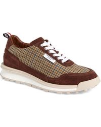 Thom Browne - Alumni Gunclub Check Trainer Sneaker - Lyst