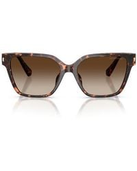 Michael Kors - Piedmont 56Mm Square Sunglasses - Lyst