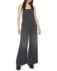 Mother - Snacks! The Sugar Cone Wide Leg Overalls - Lyst