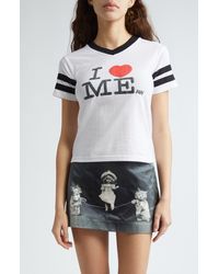 Ashley Williams - I Heart Me Cotton Blend Graphic T-shirt - Lyst