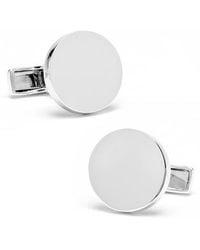 Cufflinks Inc. - Round Sterling Engravable Cuff Links - Lyst