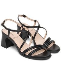 Nero Giardini - Strappy Flared Heel Sandal - Lyst