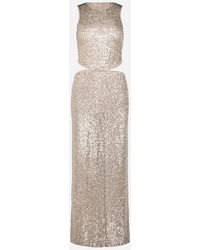 Saemdi - Cut Out Sequin Dress - Lyst