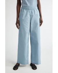 Lafayette 148 New York - Riverside Elastic Waist Wide Leg Pants - Lyst