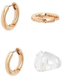 Open Edit - Hoop Earring & Ear Cuff Set - Lyst