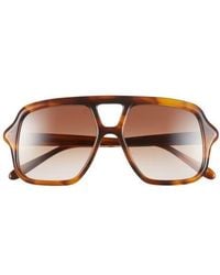 Loewe - Slim Rectangular Sunglasses - Lyst