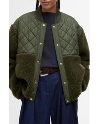 Barbour - Wetherby High Pile Fleece Jacket - Lyst