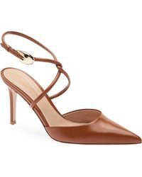 Gianvito Rossi - Twist Ankle Strap Pointed Toe Pump - Lyst