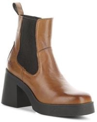 Bos. & Co. - Waterproof Leather Platform Chelsea Boots - Lyst