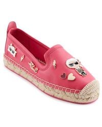 Karl Lagerfeld - Michaela Espadrille Flat - Lyst