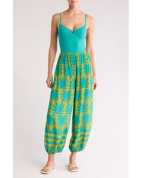 Solid & Striped - The Lacy Abstract Print Cover-Up Joggers - Lyst