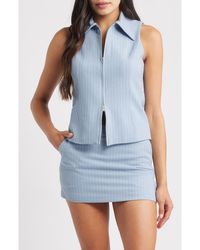ARTLESS FOREVER - Kaia Zip Vest - Lyst