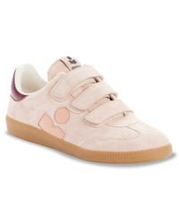 Isabel Marant - Beth Leather-Trimmed Suede Sneakers - Lyst