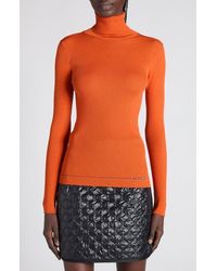 Moncler - Virgin Wool Turtleneck Sweater - Lyst