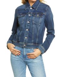 ag robyn denim jacket blue cove
