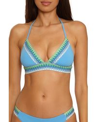 Becca - Fiesta Halter Bikini Top - Lyst