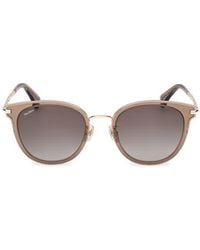 Max Mara - 54Mm Round Sunglasses - Lyst